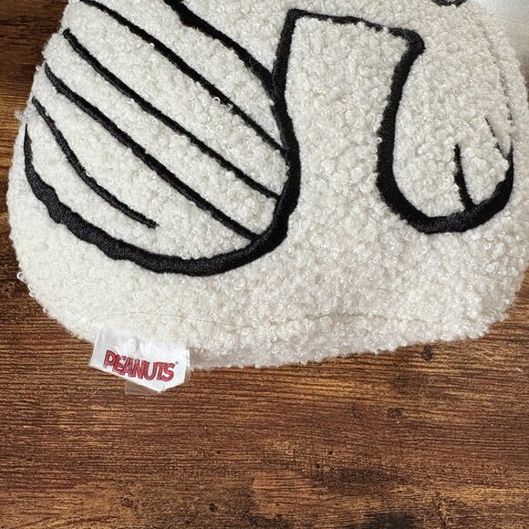 Set of 2 Rare Peanuts Snoopy Sherpa Winter Christmas Pillows - Picture 6 of 6